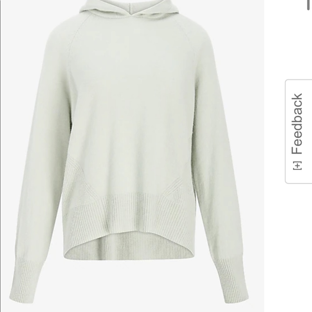 NWT Express Solid Cashmere Hoodie Medium - Picture 4 of 5